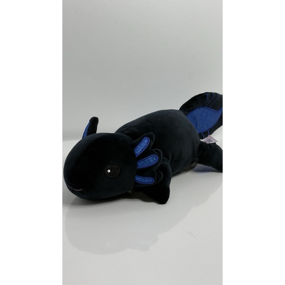 Fiesta Toy Snugglies Black Blue Axolotl Plush Stuffed Animal Toy 10"